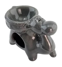 Аромалампа керамическая серая «Верблюд» (11×11×6 см) купить в интернет магазине подарков ПраздникШоп