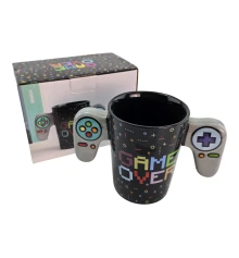 Чашка керамическая «GAME OVER» (400 мл) купить в интернет магазине подарков ПраздникШоп