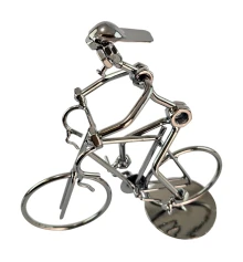 Техно-арт «Велосипедист» металл (19.5×19×8 см) купить в интернет магазине подарков ПраздникШоп
