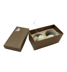 Массажер нефрит «Шары Венеры» вагинальные в футляре белые (13×7×6 см) купить в интернет магазине подарков ПраздникШоп