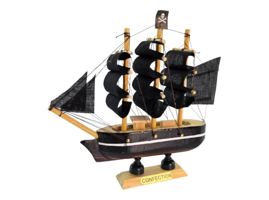 Модель парусника на подставке «Пиратский корабль» (13.5×13.3×3.2 см) купить в интернет магазине подарков ПраздникШоп