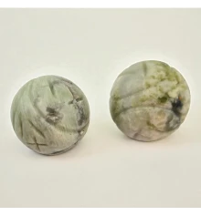 Шары массажные нефрит резные (d-4 см) купить в интернет магазине подарков ПраздникШоп