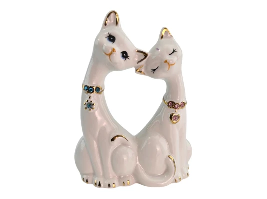 Кошки пара фарфор (12.2×8.2 купить в интернет магазине подарков ПраздникШоп
