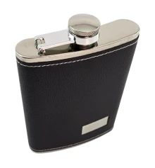 Фляга из нержавеющей стали (220 мл) (13.5×9.5×2.5 см) купить в интернет магазине подарков ПраздникШоп
