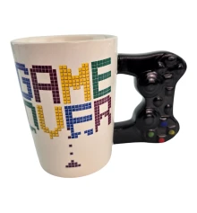Чашка керамическая «GAME OVER» (380 мл) купить в интернет магазине подарков ПраздникШоп