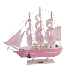 Модель парусника «Розовые Паруса» (21.5×24×4.5 см) купить в интернет магазине подарков ПраздникШоп