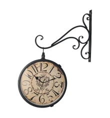 Часы станционные двухсторонние (d-30 см 50×55×9 см) купить в интернет магазине подарков ПраздникШоп