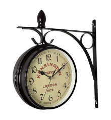 Часы станционные (d-21 см 31×31×8.5 см) купить в интернет магазине подарков ПраздникШоп