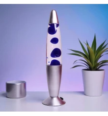 Лава Лампа фиолетовая (34×9×9 см) купить в интернет магазине подарков ПраздникШоп