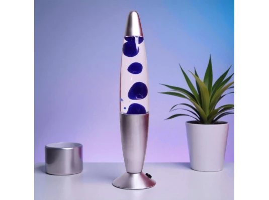 Лава Лампа фиолетовая (34×9×9 см) купить в интернет магазине подарков ПраздникШоп