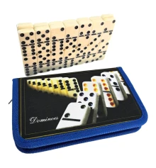 Домино черно-синее (19.5×12×2.5 см) купить в интернет магазине подарков ПраздникШоп