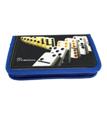 Домино черно-синее (19.5×12×2.5 см) купить в интернет магазине подарков ПраздникШоп