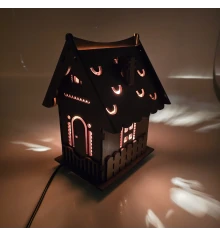 Соляная лампа из гималайской соли «Домик света» (24×17×17 см) купить в интернет магазине подарков ПраздникШоп