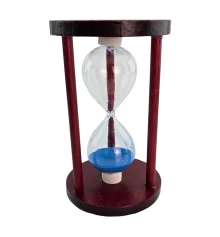 Часы песочные 10 мин синий песок (14.5×9×9 см) купить в интернет магазине подарков ПраздникШоп
