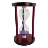 Годинник пісочний 10 хв фіолетовий пісок (14.5×9×9 см)