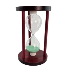 Часы песочные 10 мин зеленый песок (14.5×9×9 см) купить в интернет магазине подарков ПраздникШоп