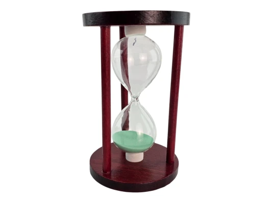 Часы песочные 10 мин зеленый песок (14.5×9×9 см) купить в интернет магазине подарков ПраздникШоп