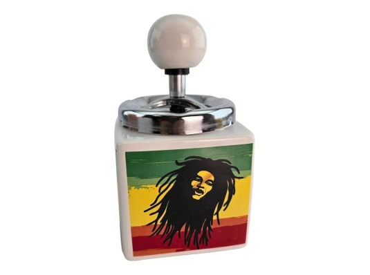 Пепельница с крышкой керамическая «Marley» (15×8.5×8.5 см) купить в интернет магазине подарков ПраздникШоп