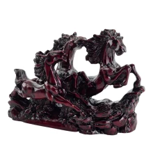 Кони 3 шт. каменная крошка коричневые (9.4×15×5 см) купить в интернет магазине подарков ПраздникШоп