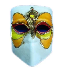 Маска карнавальная Венецианская папье-маше (16.5 см) купить в интернет магазине подарков ПраздникШоп