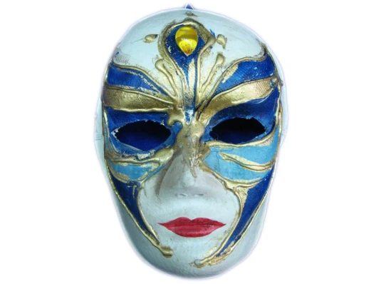 Маска карнавальная Венецианская папье-маше (25 см) D купить в интернет магазине подарков ПраздникШоп