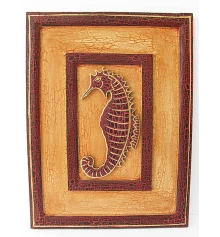 Картина деревянная «Морской конек» (30×40) (Индонезия) купить в интернет магазине подарков ПраздникШоп