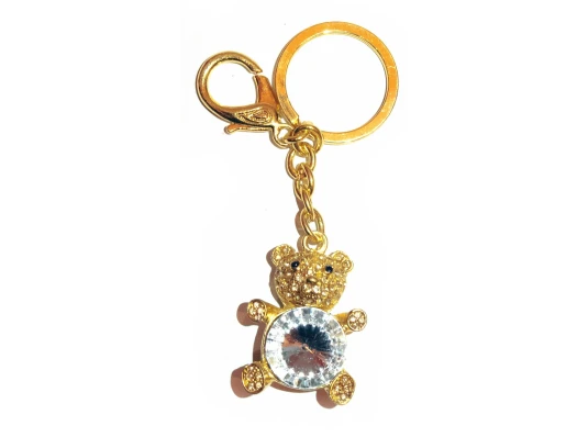 Брелок со стразами «Медвежонок» купить в интернет магазине подарков ПраздникШоп