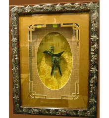 Картина с бронзовой фигурой (50×65) купить в интернет магазине подарков ПраздникШоп