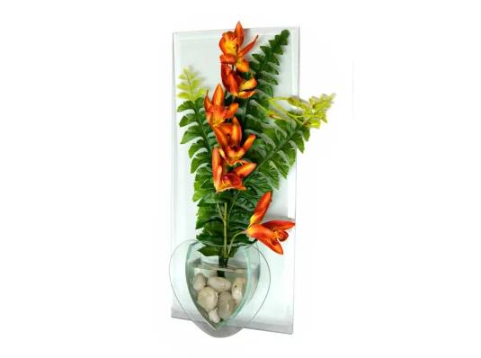 Цветок в стекле (GLW-356) (36×16×5 см) купить в интернет магазине подарков ПраздникШоп