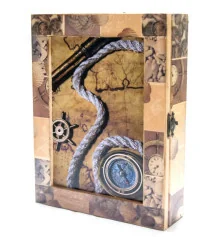 Ключница «Морская» массив дерева (25.5×19.5×5.5 см) купить в интернет магазине подарков ПраздникШоп