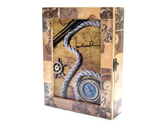 Ключница «Морская» массив дерева (25.5×19.5×5.5 см) купить в интернет магазине подарков ПраздникШоп