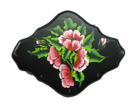 Ключница вешалка «Ажур» черная массив дерева (32×25 см)a купить в интернет магазине подарков ПраздникШоп