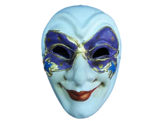 Маска карнавальная Венецианская папье-маше (24.5 см) купить в интернет магазине подарков ПраздникШоп