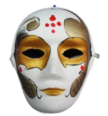Маска карнавальная Венецианская папье-маше (25 см) A купить в интернет магазине подарков ПраздникШоп