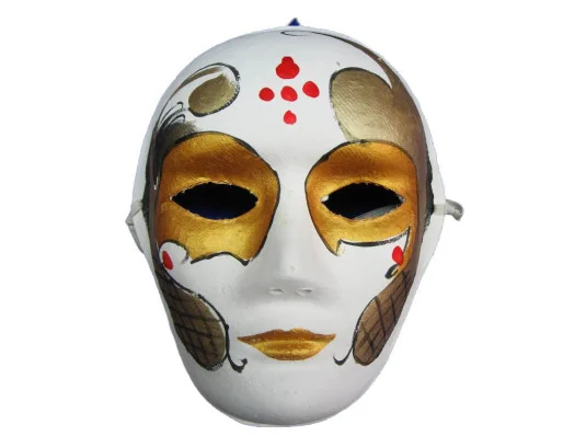 Маска карнавальная Венецианская папье-маше (25 см) A купить в интернет магазине подарков ПраздникШоп