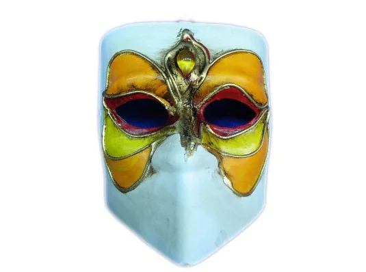 Маска карнавальная Венецианская папье-маше (16.5 см) купить в интернет магазине подарков ПраздникШоп