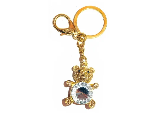 Брелок со стразами «Медвежонок» купить в интернет магазине подарков ПраздникШоп