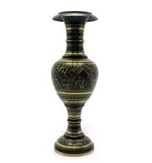 Ваза бронзовая черная (36×11.5×11.5 см) купить в интернет магазине подарков ПраздникШоп