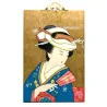 Картина на дереві «Гейша» (20×30 см)