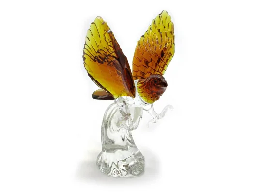 Орел хрустальный цветной (21 см) купить в интернет магазине подарков ПраздникШоп
