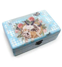Шкатулка дерево «Собачки» купить в интернет магазине подарков ПраздникШоп