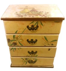 Шкатулка-комод «Оливки» массив дерева (22.5×15×26 см) купить в интернет магазине подарков ПраздникШоп