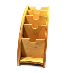 Органайзер для пультов и телефонов покрыт маслом с воском (20.5×18×10 см) купить в интернет магазине подарков ПраздникШоп