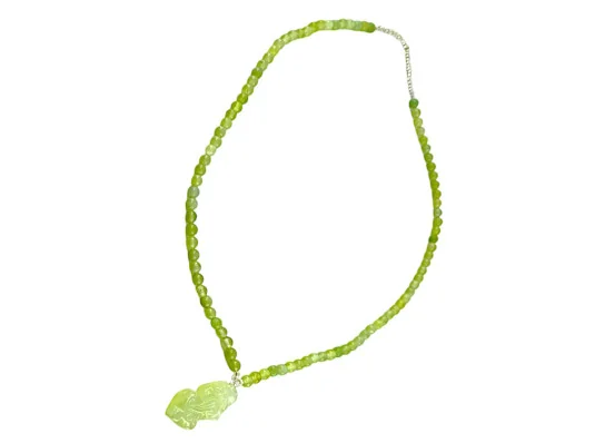 Ожерелье нефритовое с кулоном «Дракон» (30 см) купить в интернет магазине подарков ПраздникШоп