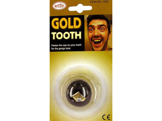 Золотой зуб с брюликом купить в интернет магазине подарков ПраздникШоп