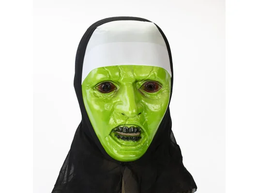 Маска Монахиня зомби (зеленая) купить в интернет магазине подарков ПраздникШоп