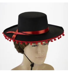 Шляпа детская Испанца (черная) купить в интернет магазине подарков ПраздникШоп