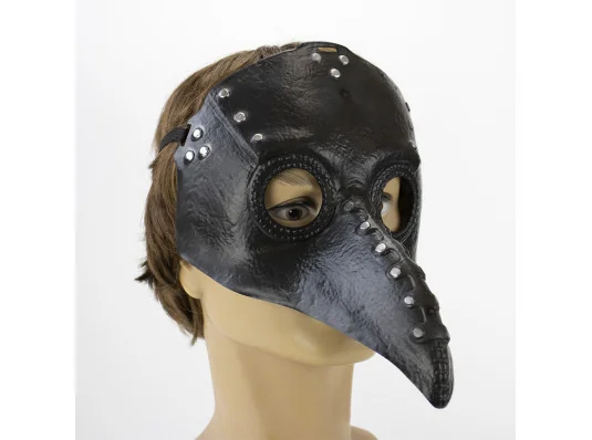 Маска Чумной доктор пластик купить в интернет магазине подарков ПраздникШоп