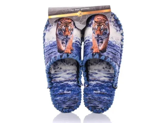 Чоловічі фетрові капці "Тигр" купить в интернет магазине подарков ПраздникШоп