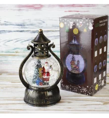 Фонарь Новогодний LED музыкальный 18 см 13864C на батарейках и USB купить в интернет магазине подарков ПраздникШоп